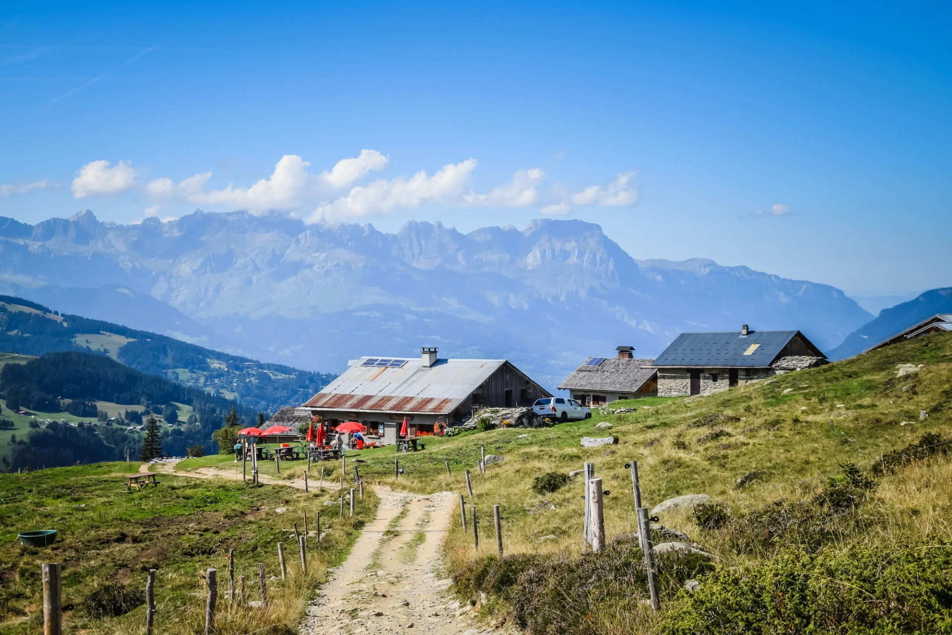 Auberge du Truc auf dem Plateau du Truc, Val Montjoie