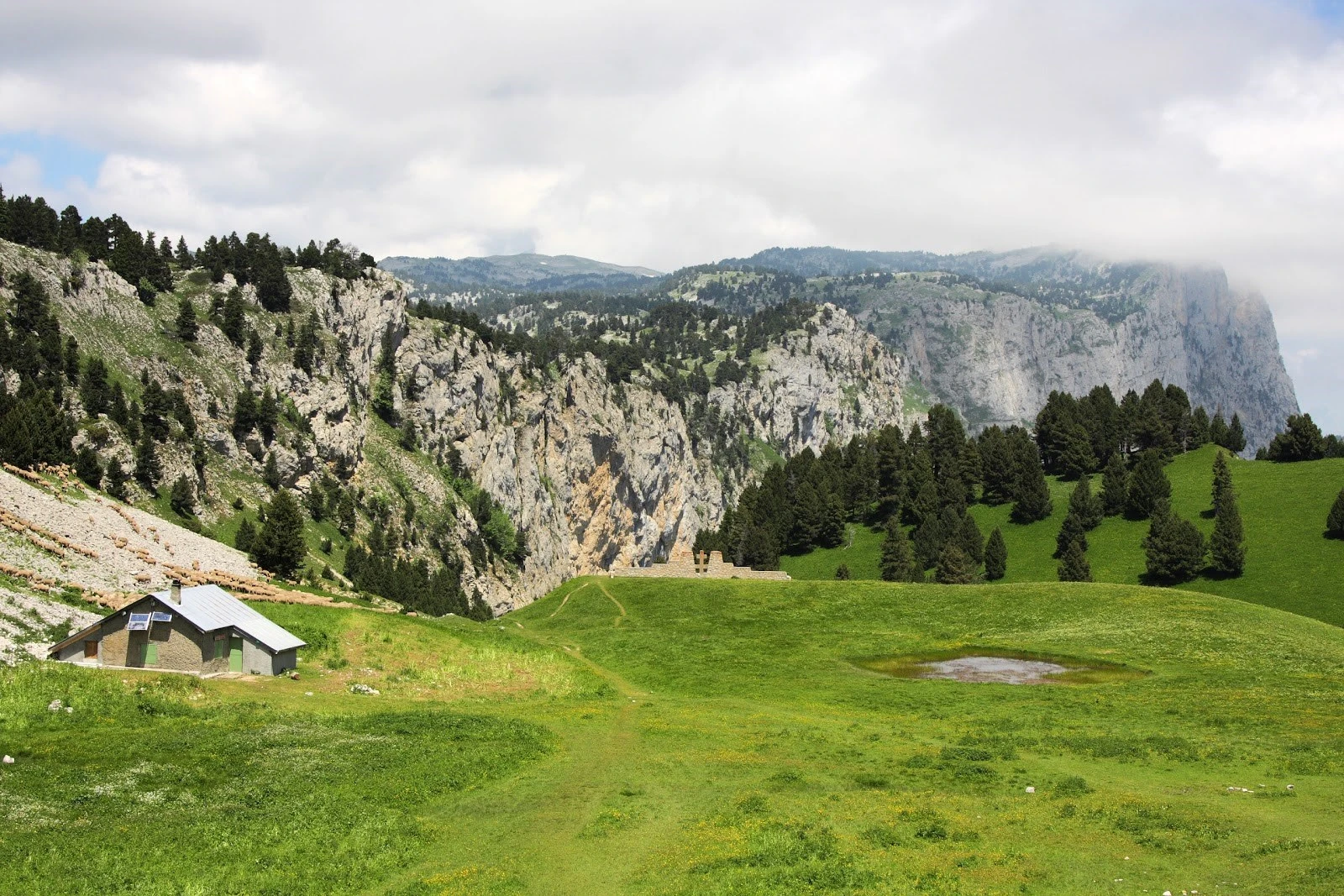 Chaumailloux-Schäferei – Pas de l'Aiguille-Hütte