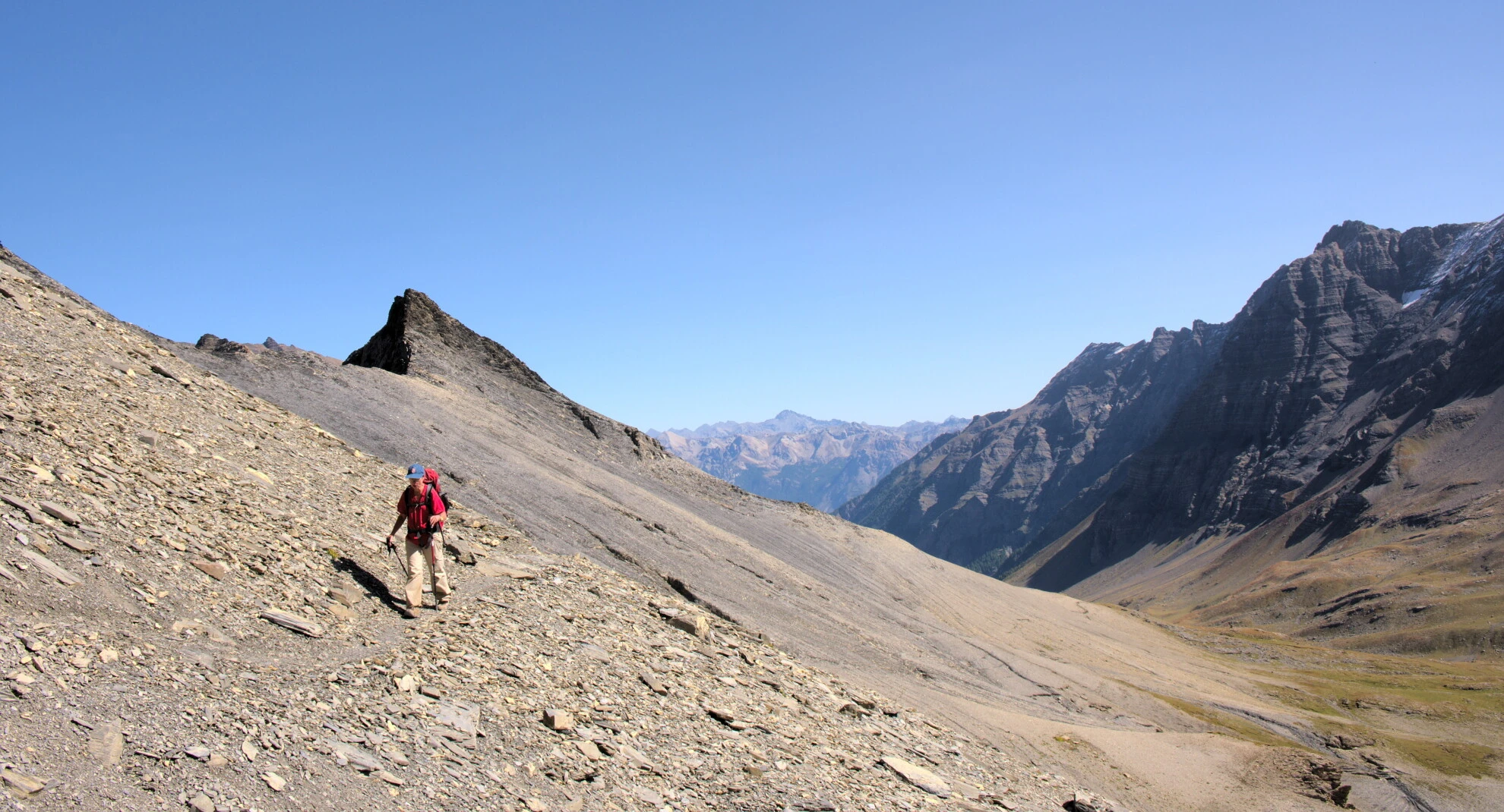 Der Col de l'Aup Martin, 2.761 m