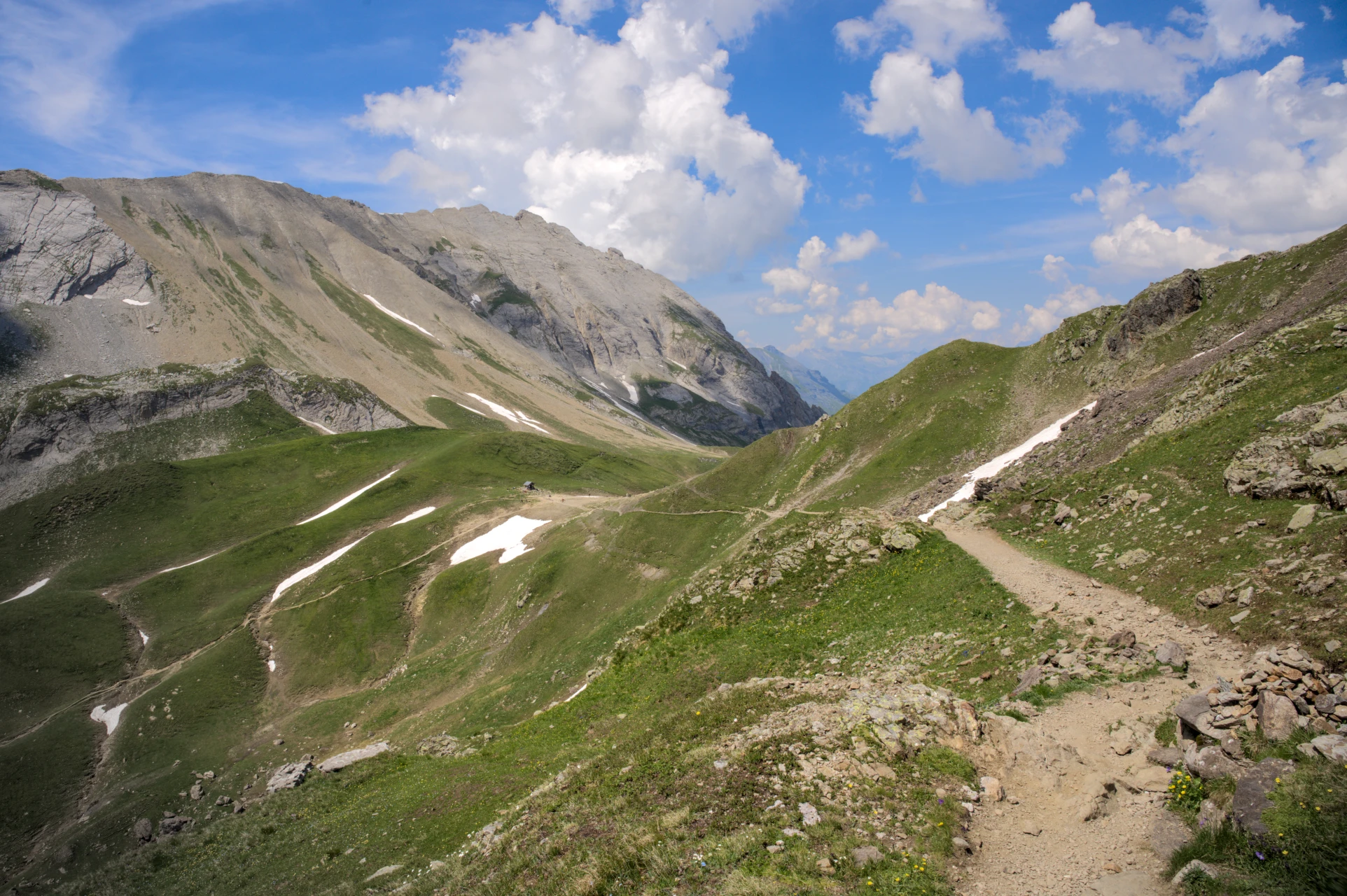 Weg zum Col du Bonhomme