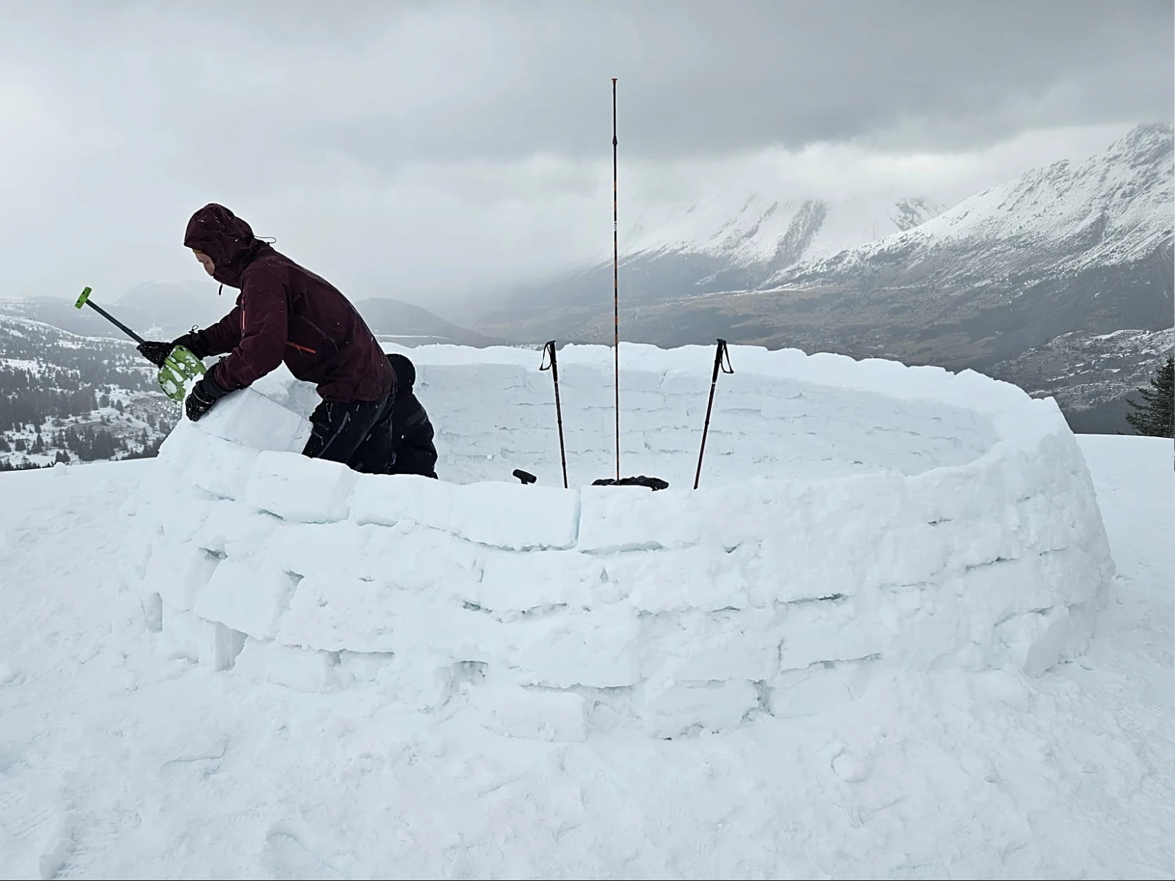 Iglu-Bau Phase 1