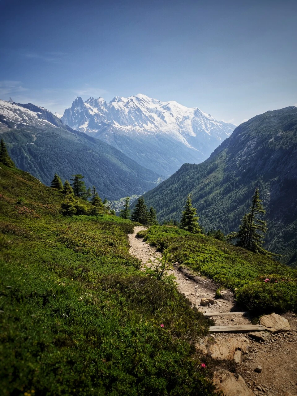 Auf dem Weg zum Col de Balme, der französisch-schweizerischen Grenze