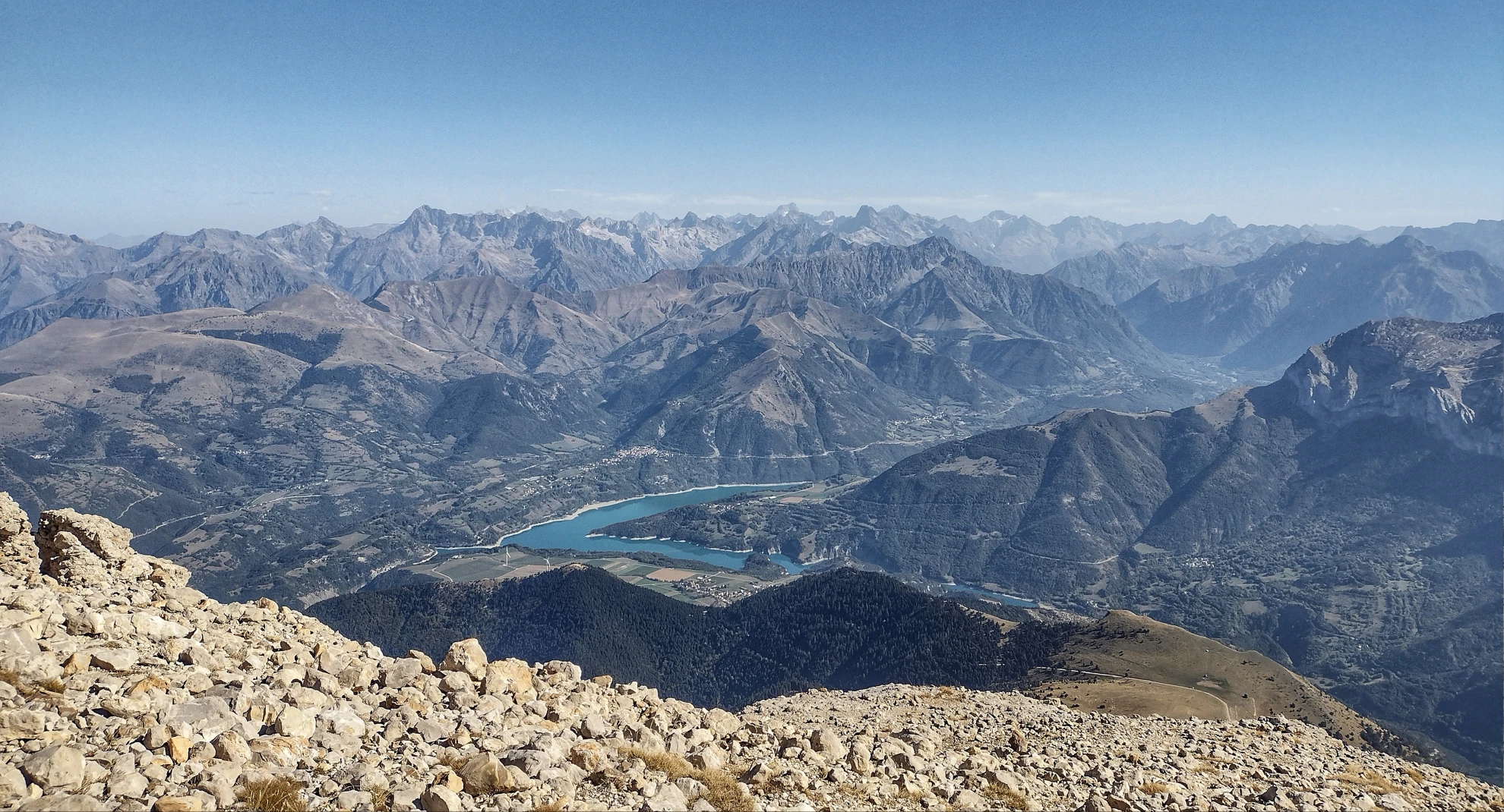 Panorama vom Gipfel der Grande Tête de l'Obiou