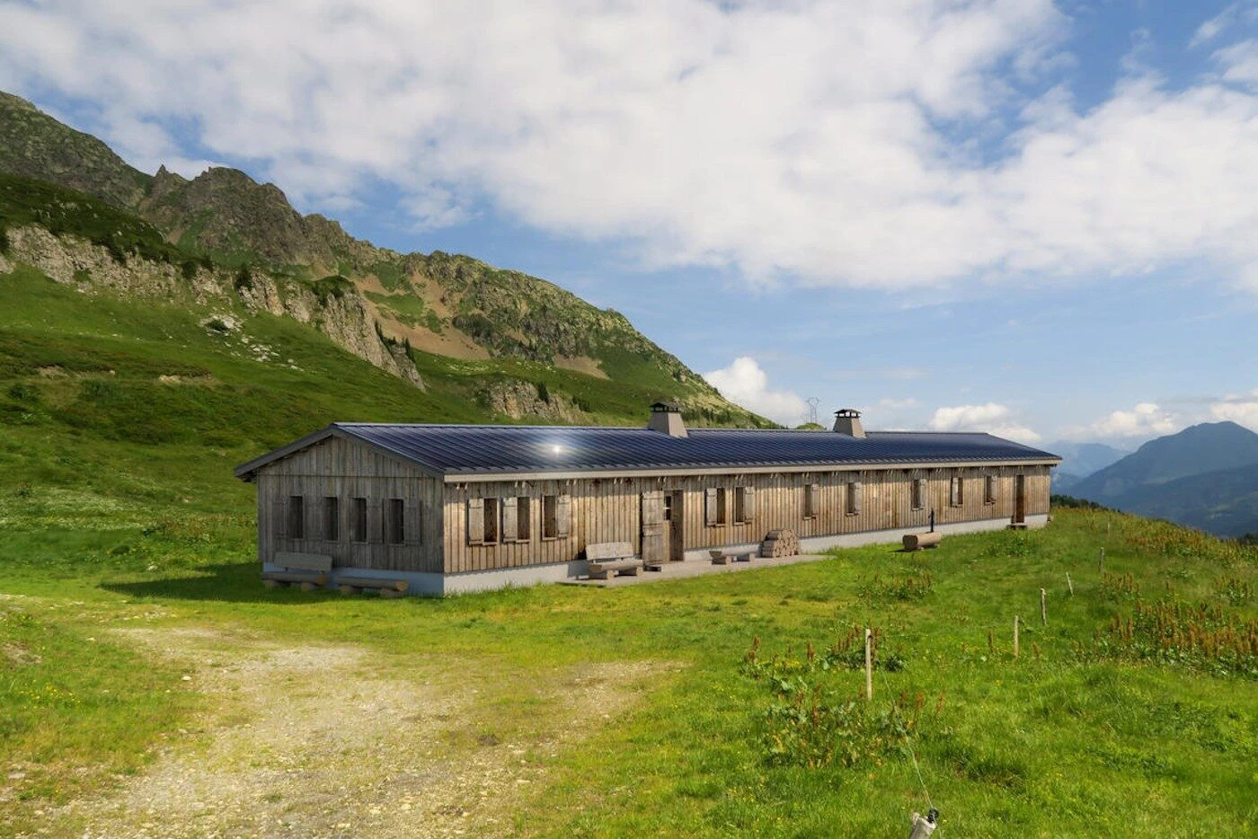 Refuge des Prés, Alpweide oberhalb von Les Contamines