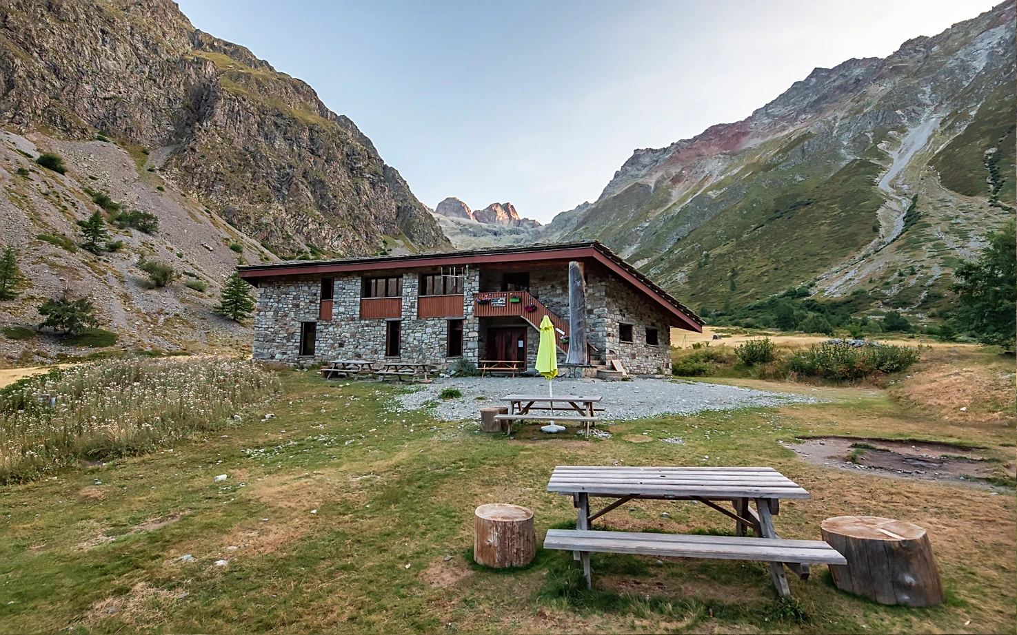 Die Hütte Pré de la Chaumette