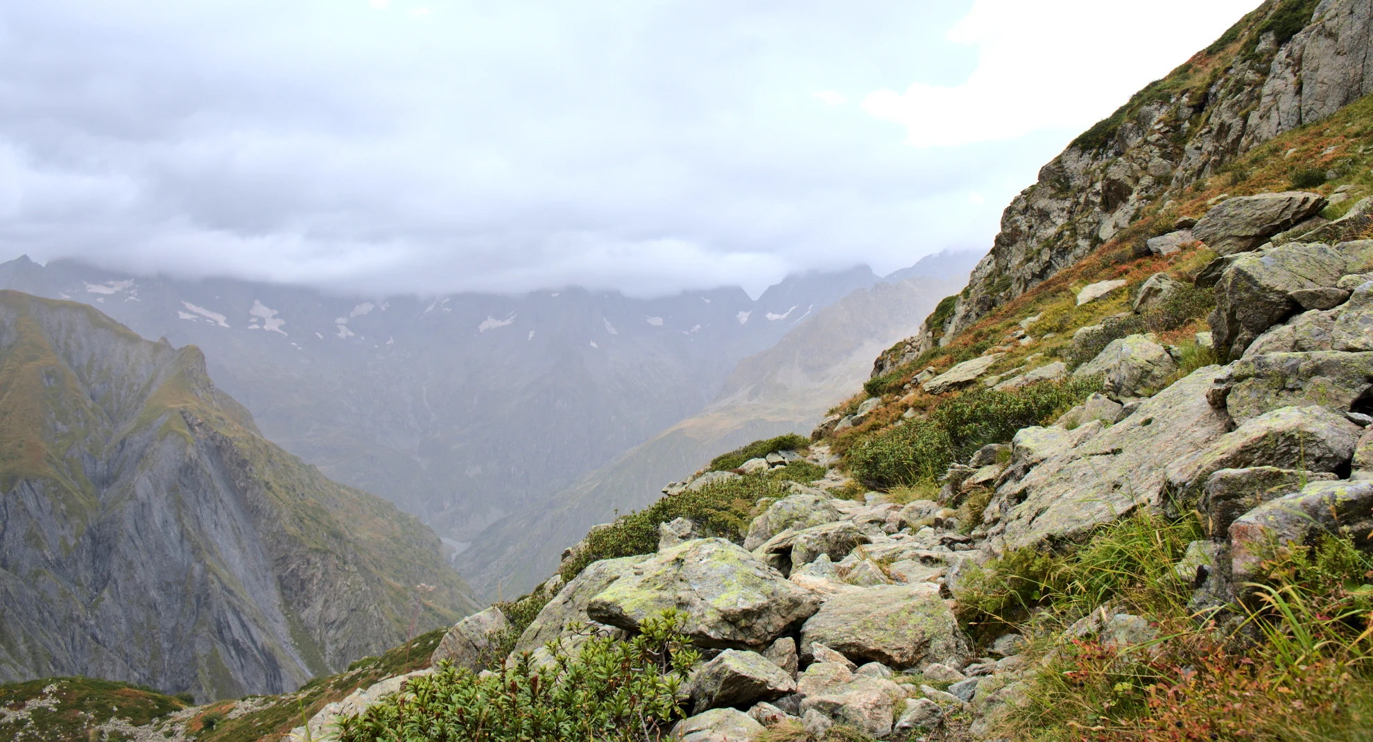Der Balkonweg zwischen Chabournéou und Vallonpierre