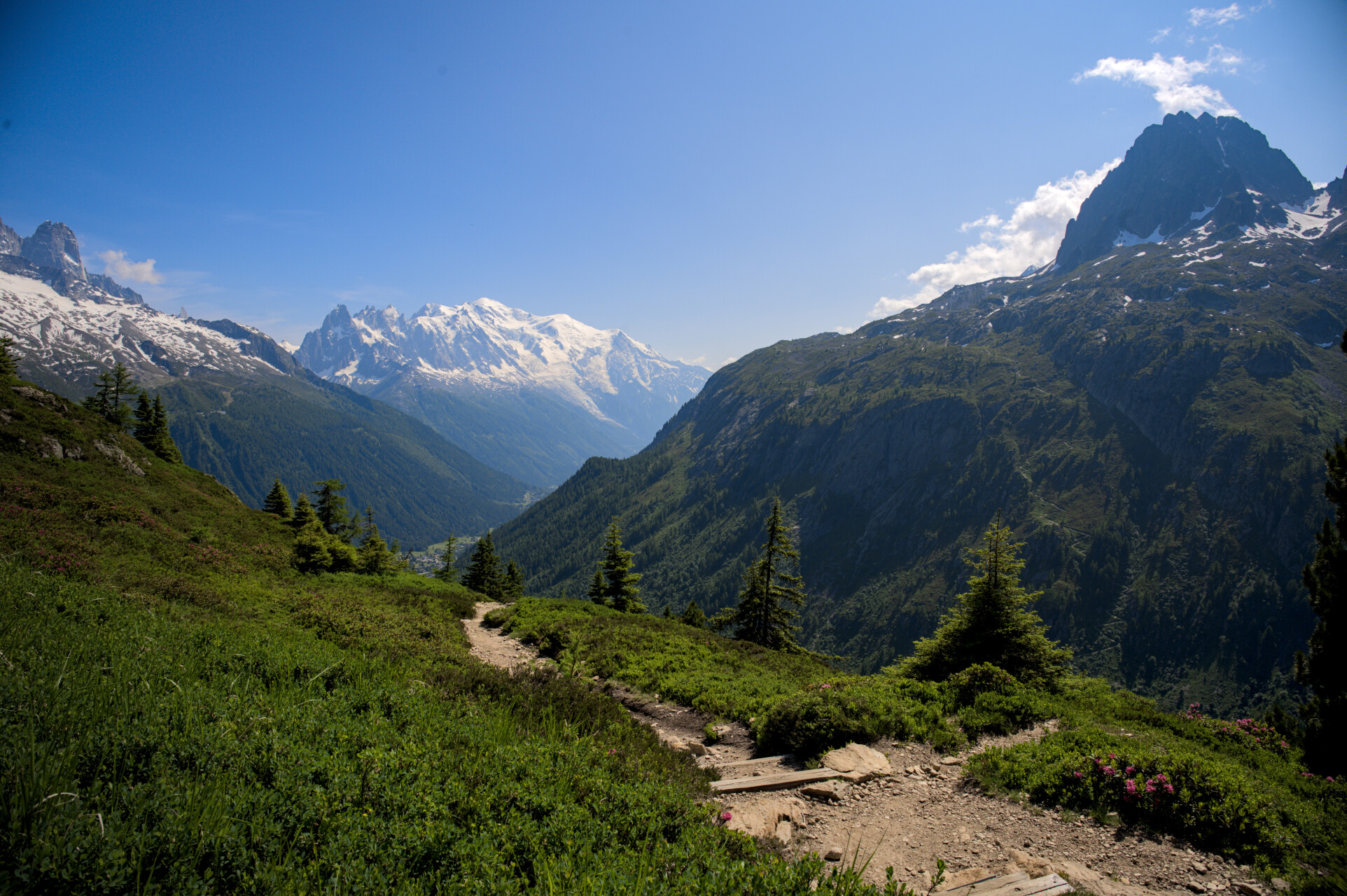 TMB - Mont-Blanc depuis Posettes
