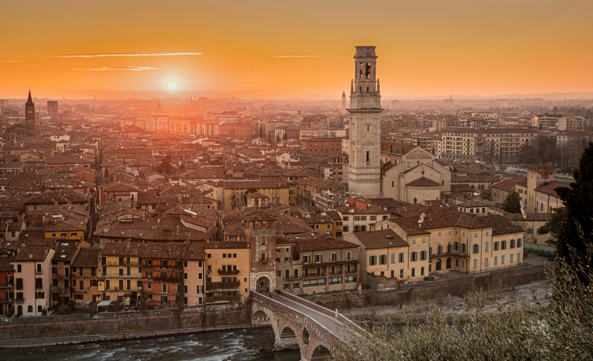Verona – Sonnenuntergang